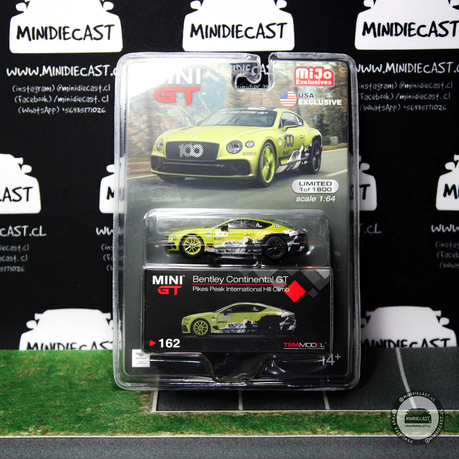 Mini GT 1:64 - 2019 Bentley Continental GT Pikes Peak (Blister)