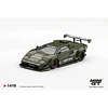 (PREVENTA) Mini GT 1:64 Lamborghini Countach LB-WORKS Army Green – Limited Edition