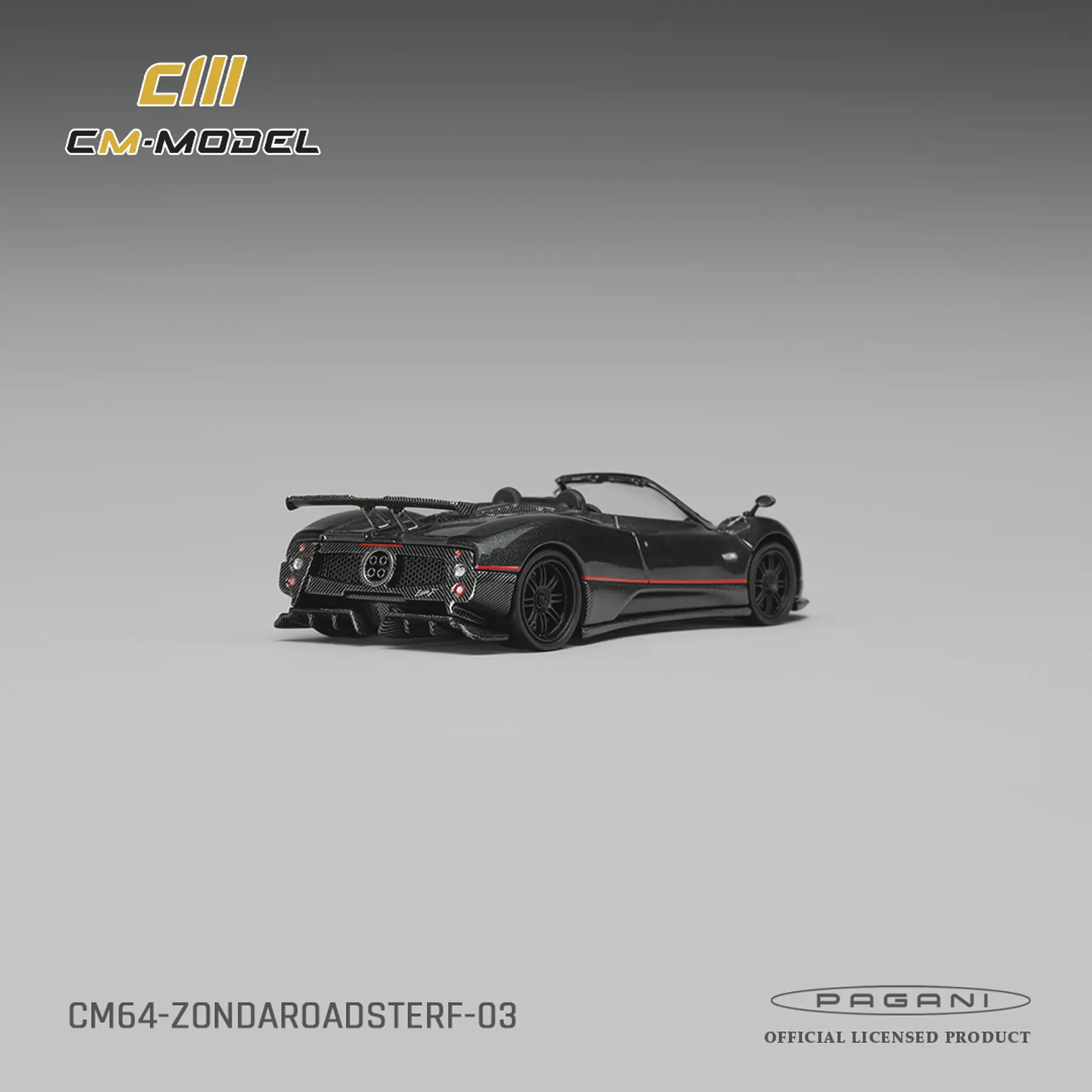 (PREVENTA) CM Model 1:64 Pagani Zonda F Roadster Montecarlo Gray