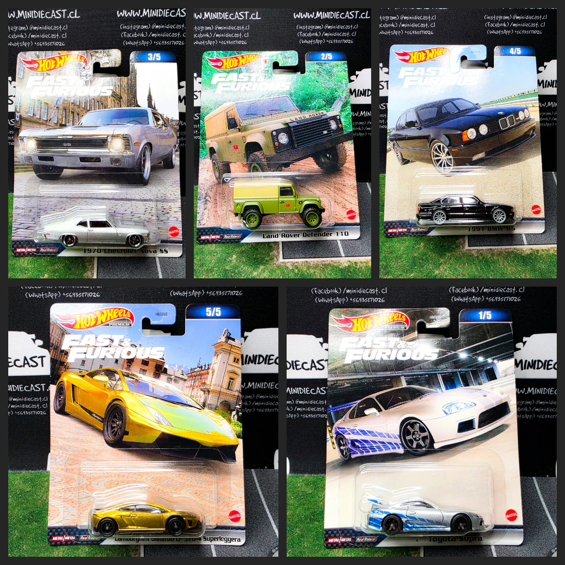 Hot Wheels 1:64 Fast & Furious Premium 2023 D Assortment.