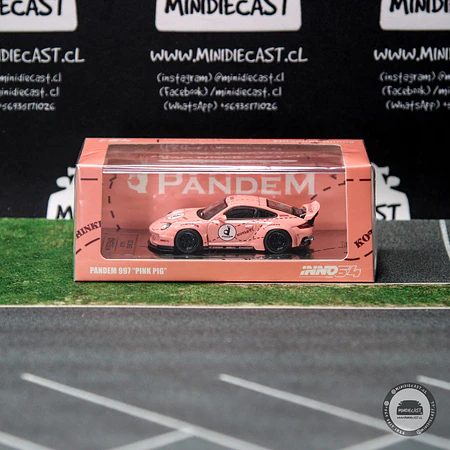 Inno64 1:64 Pandem Porsche 997 "PINK PIG"