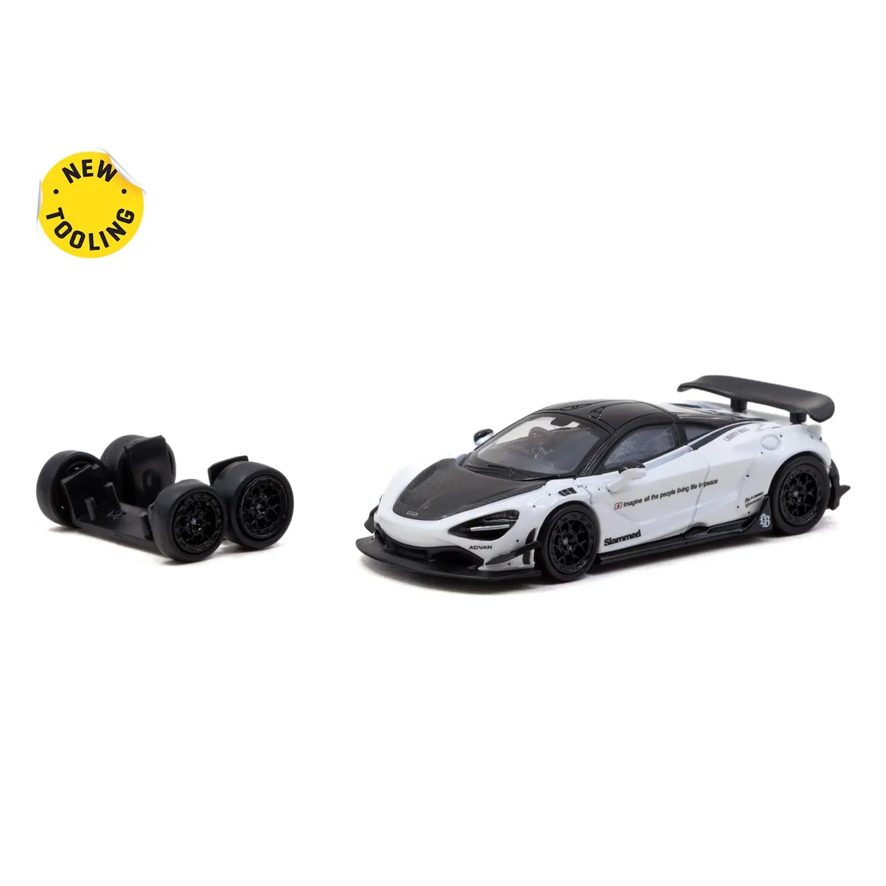 Tarmac Works & CM-Model 1:64 McLaren LB-WORKS 720S White