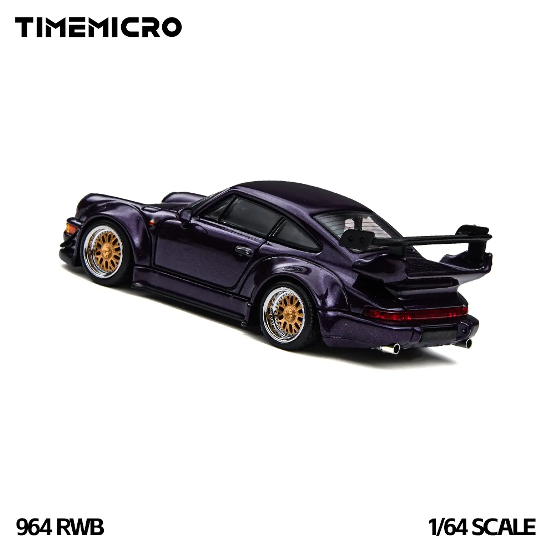 (PREVENTA) Time Micro 1:64 Porsche 964 RWB Purple