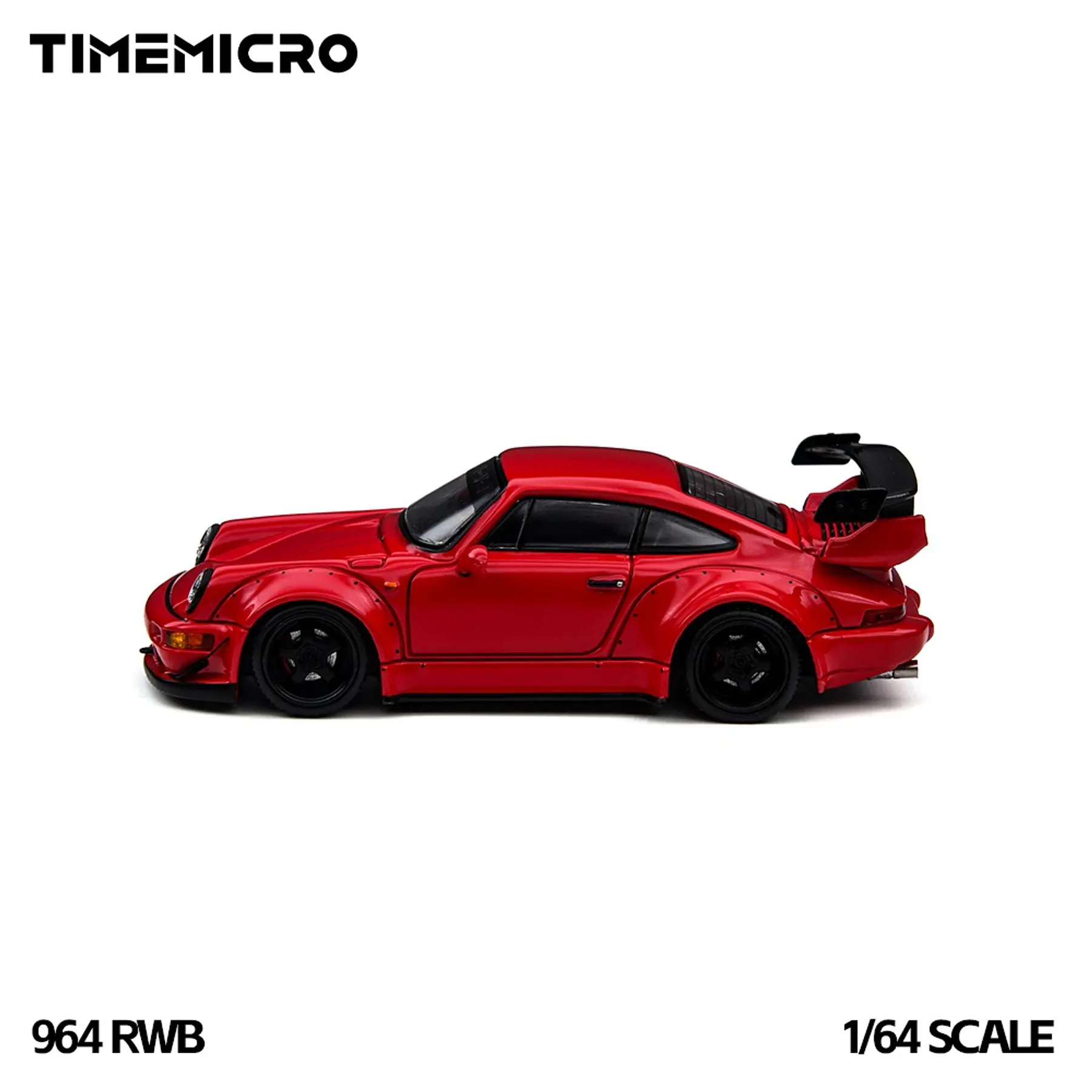 (PREVENTA) Time Micro 1:64 Porsche 964 RWB Red