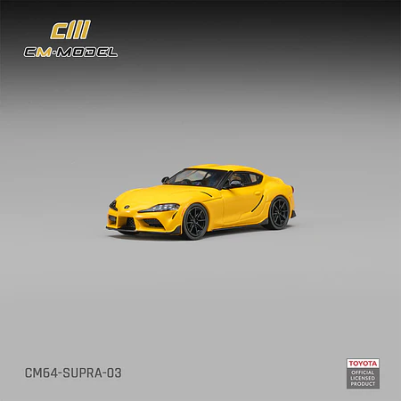 (PREVENTA) CM Model 1:64 Toyota GR Supra Nitro Yellow