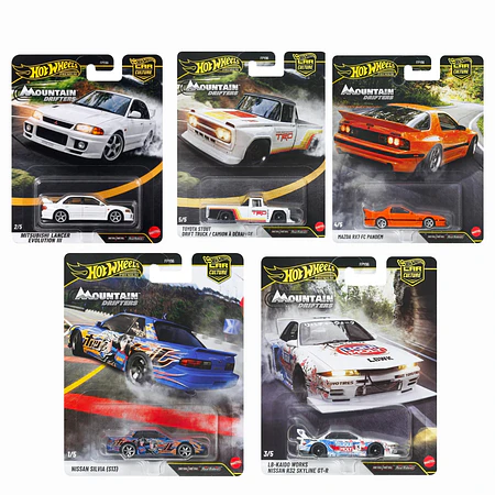 (PREVENTA) Hot Wheels 1:64 Car Culture 2027 A Release – Mountain Drifters