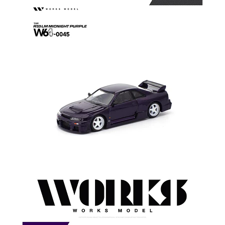 (PREVENTA) WORKS 1:64 Nissan R33 LM Midnight Purple