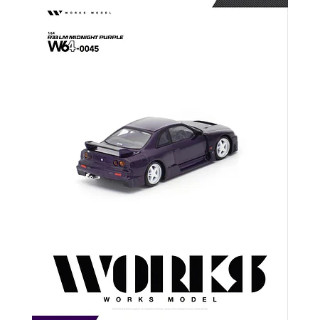 (PREVENTA) WORKS 1:64 Nissan R33 LM Midnight Purple
