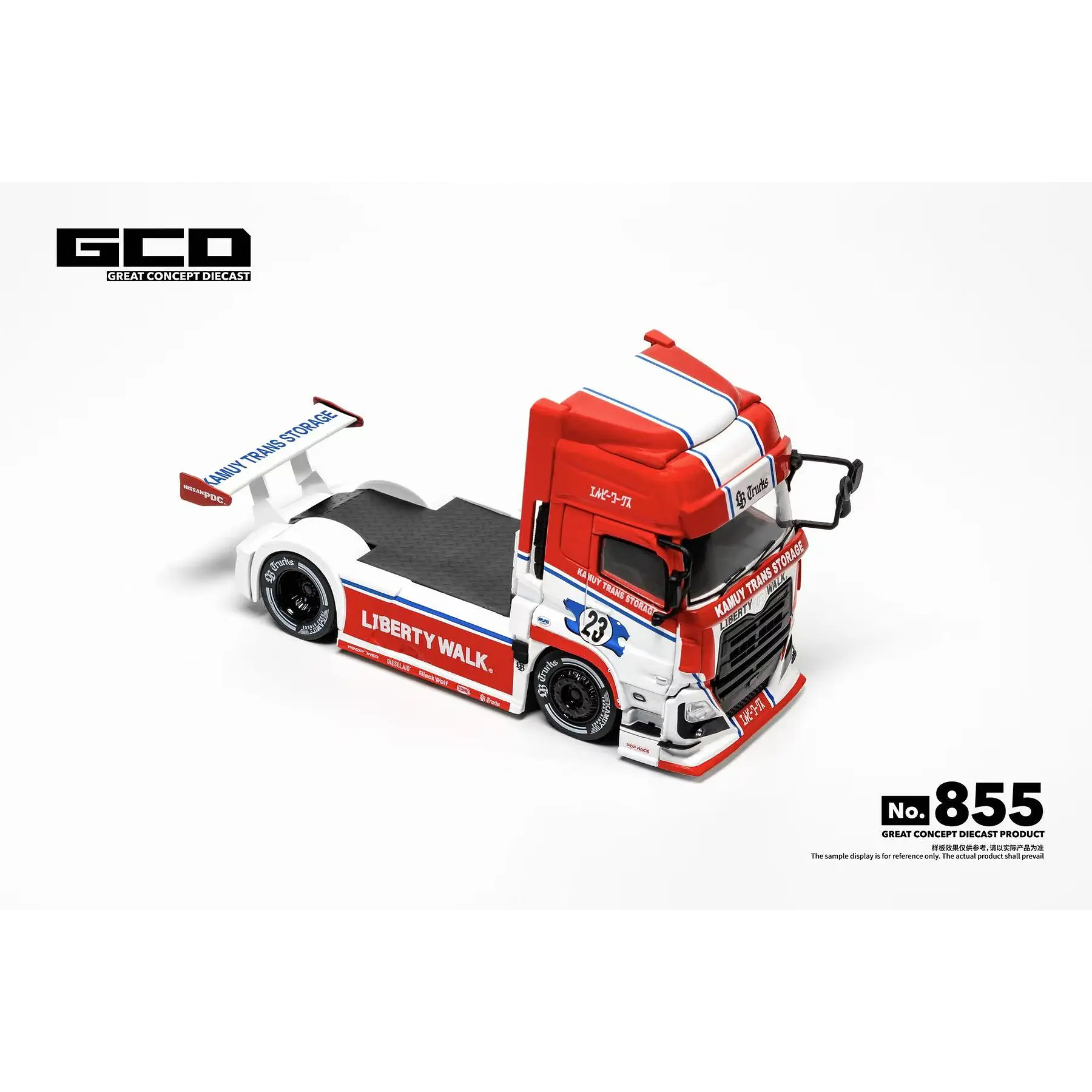 (PREVENTA) GCD 1:64 LB-Truck UD Quon - Red/White
