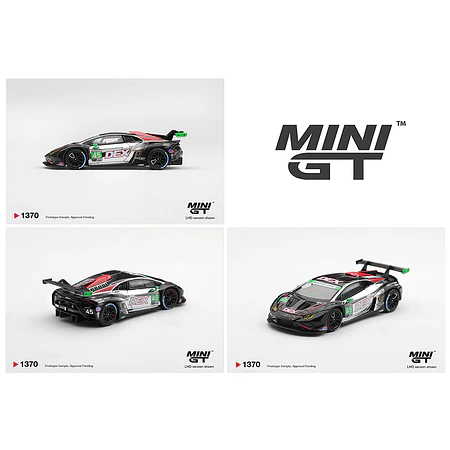 (PREVENTA) Mini GT 1:64 Lamborghini Huracan GT3 EVO2 #45 DEX Wayne Taylor Racing 2025 IMSA Chevrolet Grand Prix Class Winner – Limited Edition