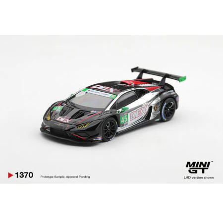 (PREVENTA) Mini GT 1:64 Lamborghini Huracan GT3 EVO2 #45 DEX Wayne Taylor Racing 2025 IMSA Chevrolet Grand Prix Class Winner – Limited Edition