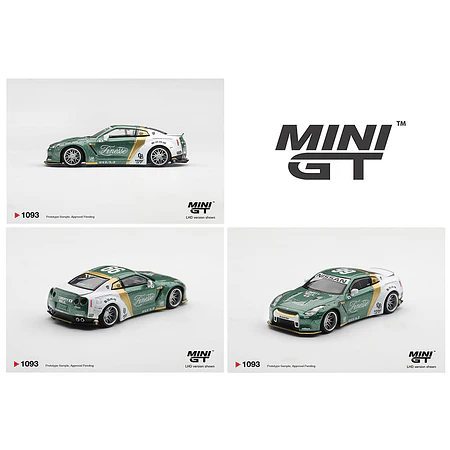(PREVENTA) Mini GT 1:64 Nissan GT-R (R35) LB★WORKS Type 1, Custom Ducktail Auto Finesse – Limited Edition