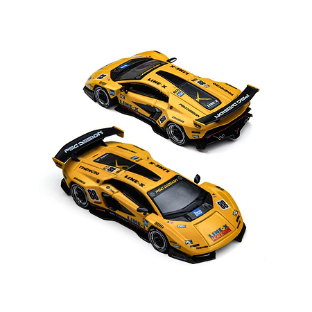 (PREVENTA) Time Micro x PSC Design 1:64 Lamborghini Concept Countach LPI800-4 "V" GT Yellow