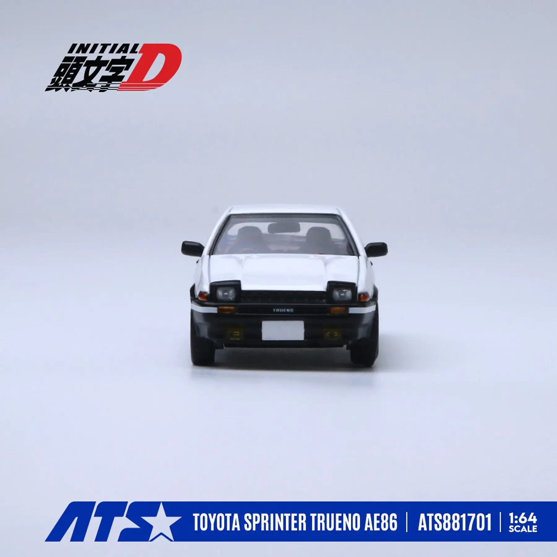 (PREVENTA) ATS 1:64 Toyota Sprinter Trueno AE86 Initial D - White