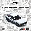 (PREVENTA) ATS 1:64 Toyota Sprinter Trueno AE86 Initial D - White
