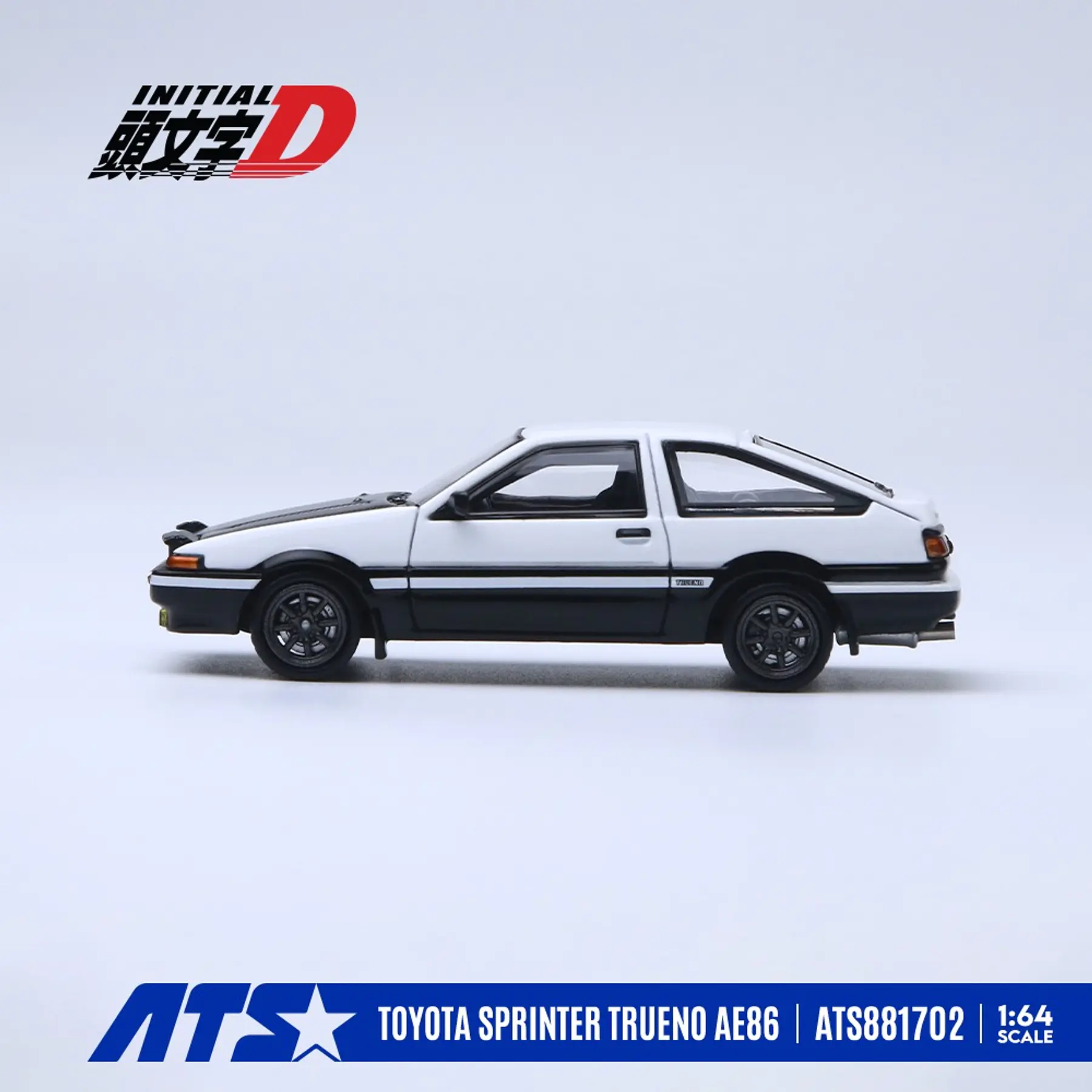 (PREVENTA) ATS 1:64 Toyota Sprinter Trueno AE86 Initial D - Carbon Bonnet