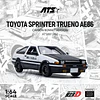 (PREVENTA) ATS 1:64 Toyota Sprinter Trueno AE86 Initial D - Carbon Bonnet