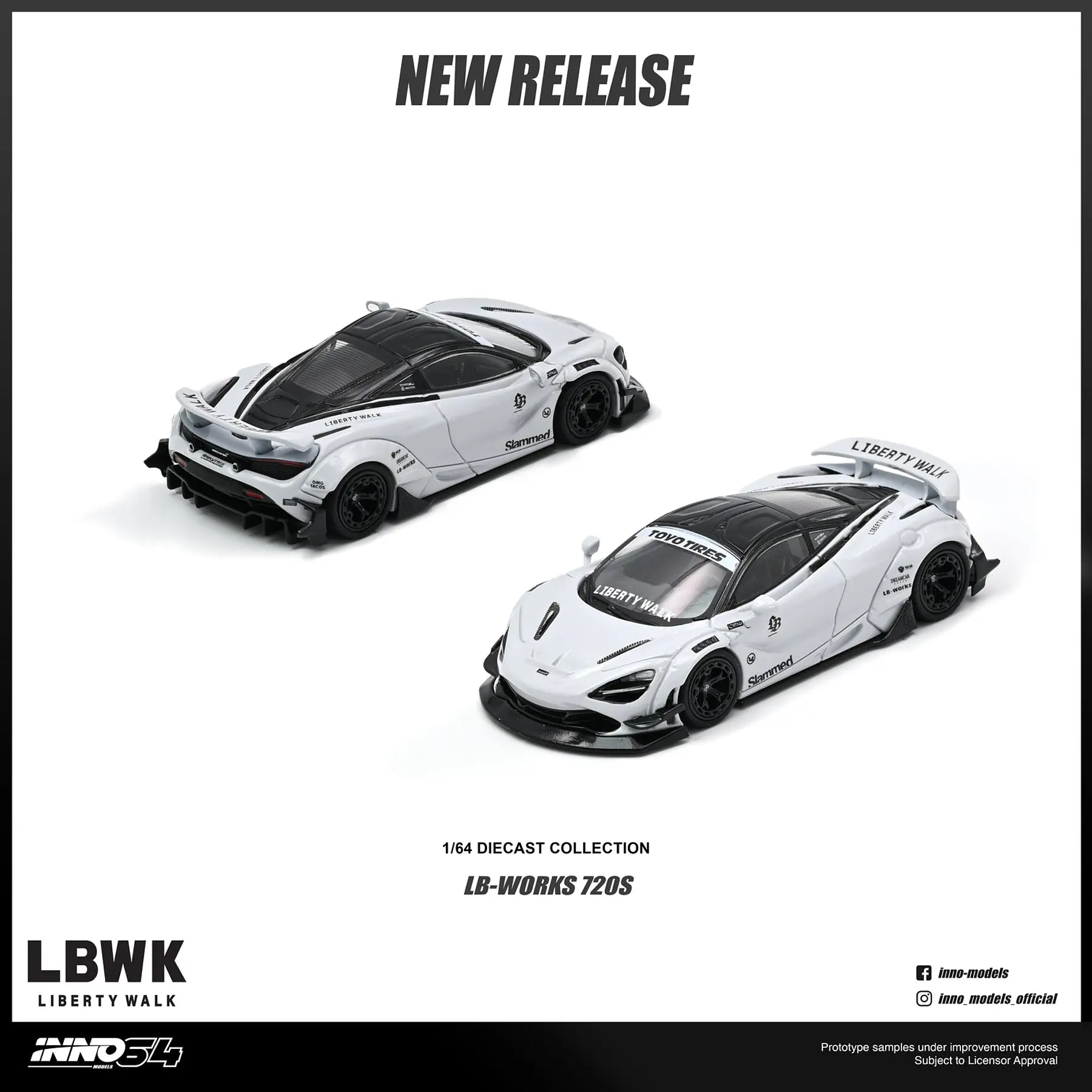 (PREVENTA) INNO64 1:64 LIBERTY WALK McLaren 720S