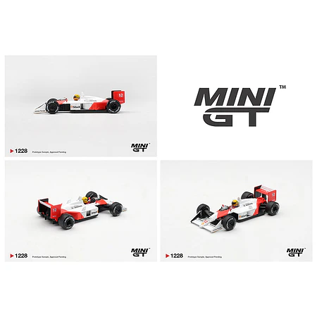 (PREVENTA) Mini GT 1:64 McLaren MP4/4 #12 Ayrton Senna 1988 Canadian Grand Prix Winner – Limited Edition
