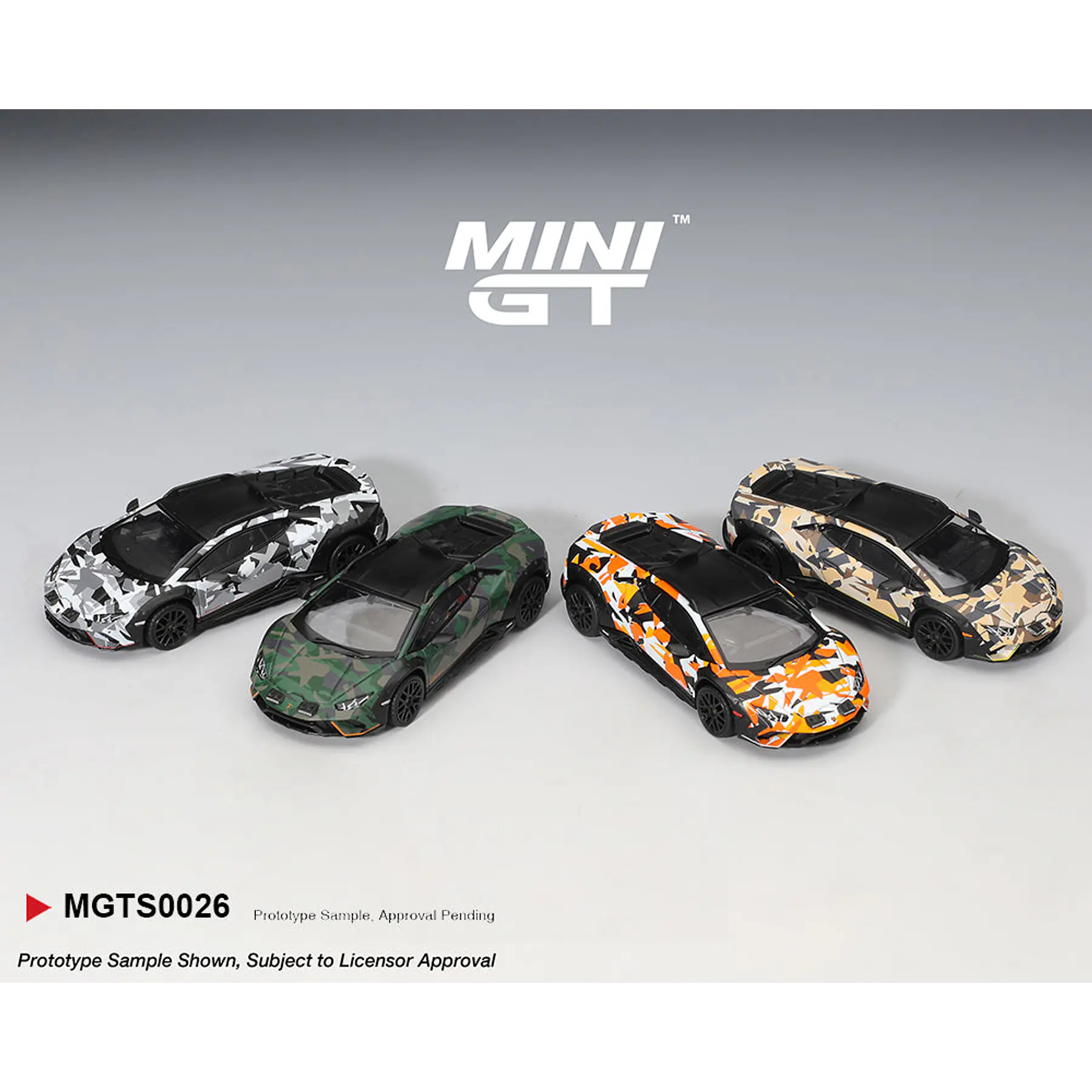 (PREVENTA) Mini GT 1:64 Lamborghini Huracán Sterrato All Terrain Set of 4 – Special Edition