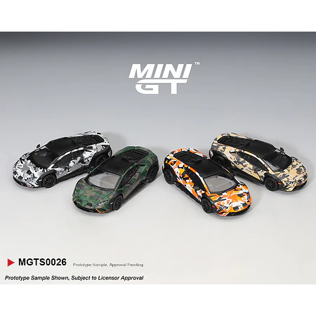(PREVENTA) Mini GT 1:64 Lamborghini Huracán Sterrato All Terrain Set of 4 – Special Edition