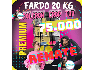 REMATE Fardo Polerones Crop Top 20KG