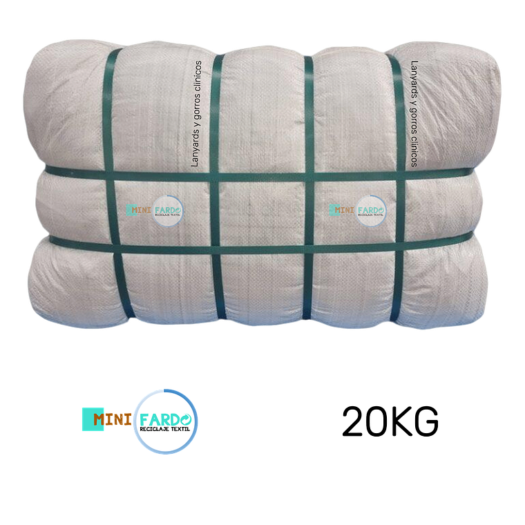 Fardo Lanyards y gorros clinicos 20kg 1