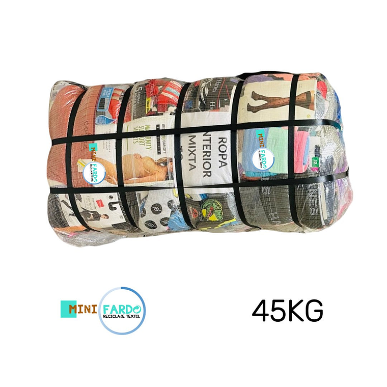 Fardo ropa interior mixta 45kg premium 1
