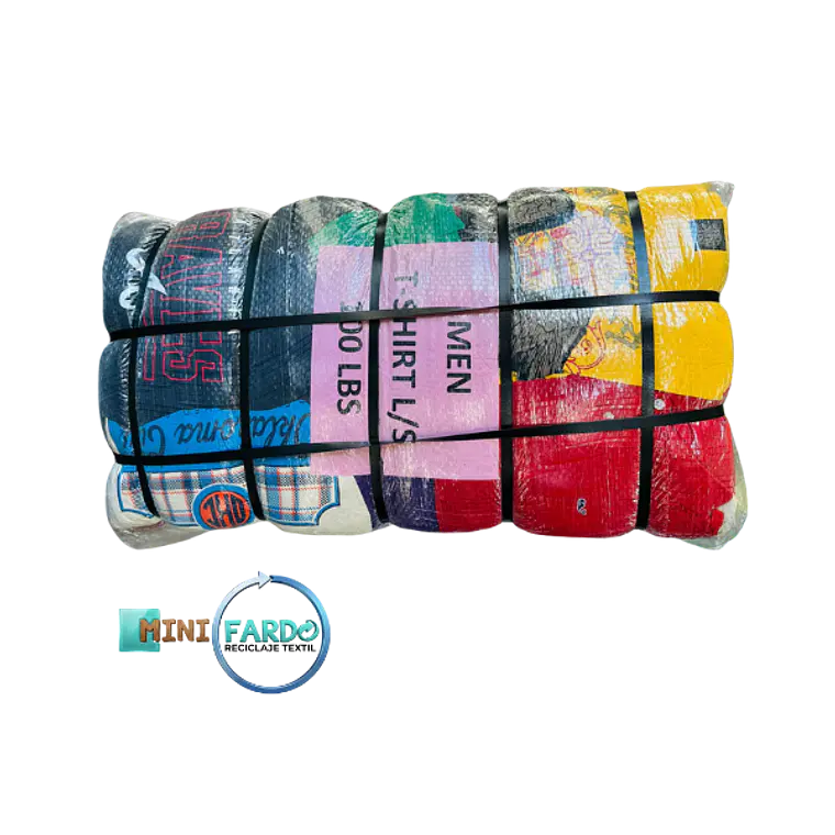 Fardo poleras Hombre manga corta Premium 45kg 1
