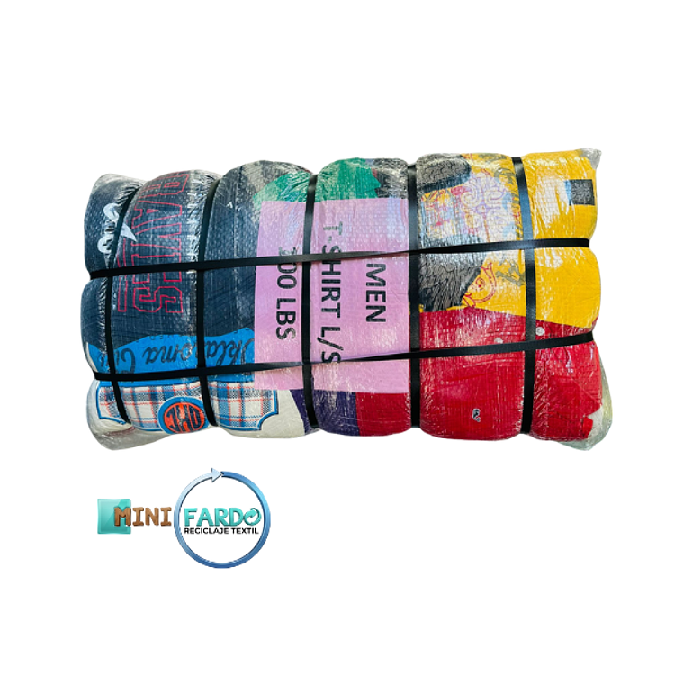 Fardo poleras Hombre manga corta Premium 45kg 1