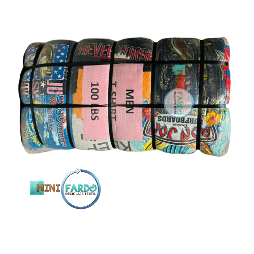 Fardo Poleras Manga Larga hombre premium 45 kg