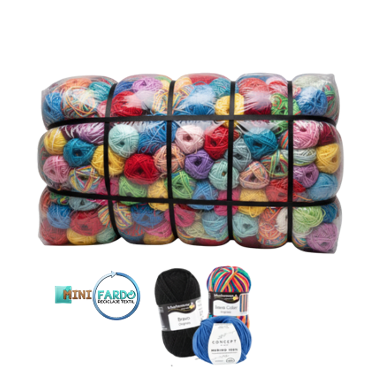 Fardo Ovillos Lana premium 10KG 1