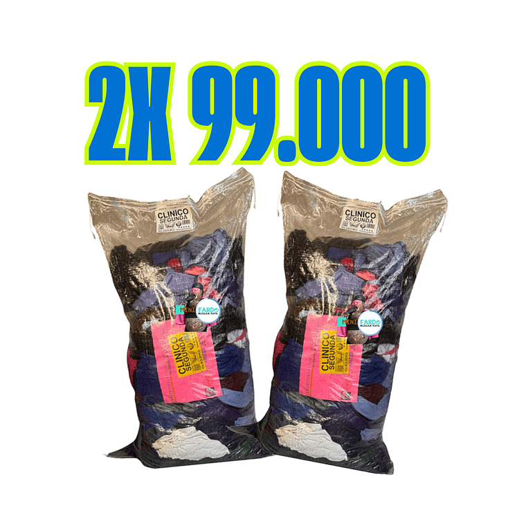 2X 99.000 2 Fardos Clinicos segunda  1
