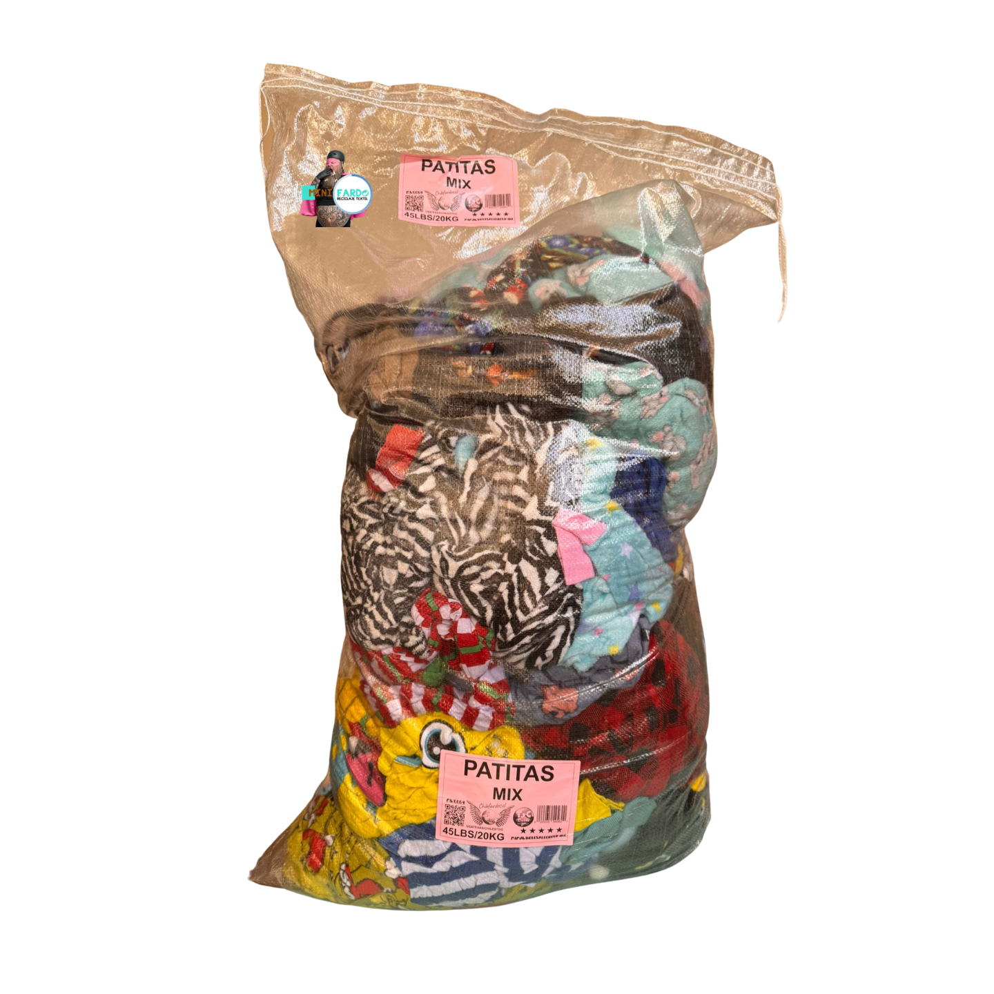 Fardo Pijamas con Patitas 20KG