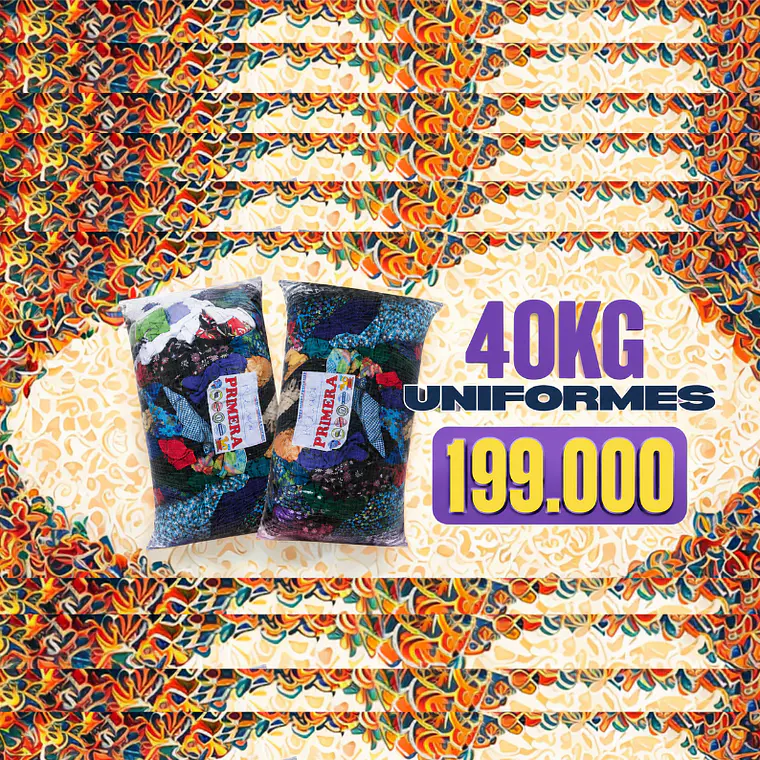 Fardo Uniformes clinicos  premium primera 40 - 45kg 2