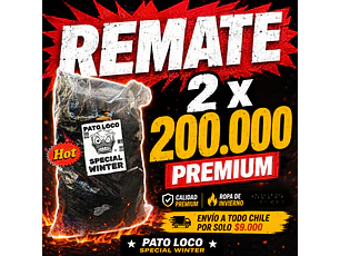 REMATE 2X200.000 Fardos Surtidos Invierno Premium 