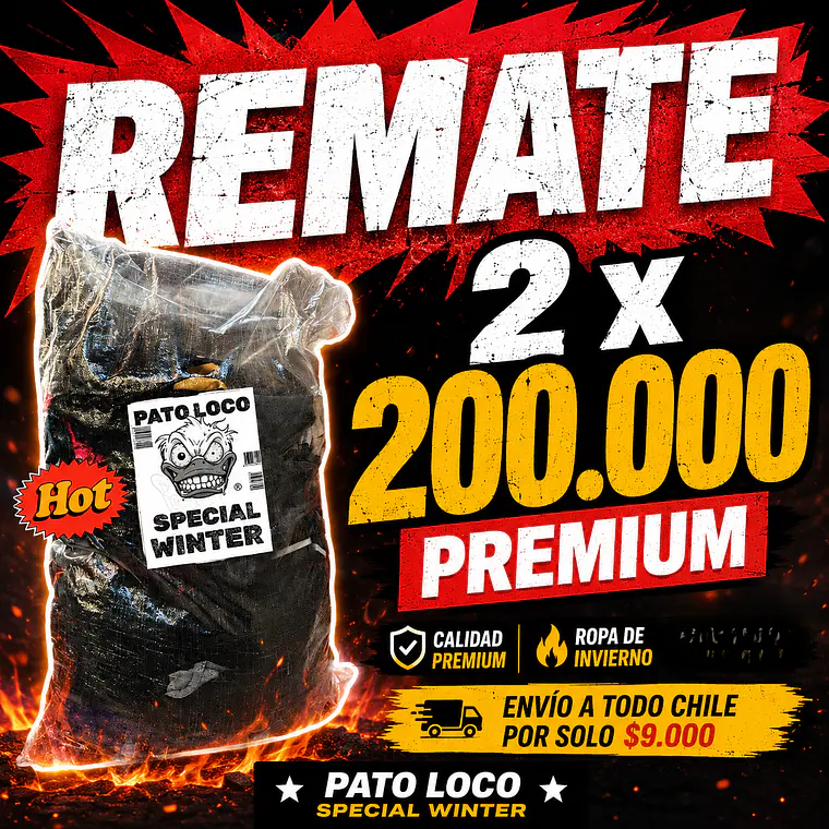 REMATE 2X200.000 Fardos Surtidos Invierno Premium  1