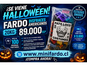 Fardo Disfraces Americanos 20kg
