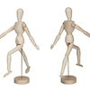 Figura Humana Madera Articulado 30cms, Stop Motion, Dibujo