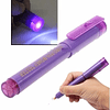 Lapiz Detector Billetes Falsos. Tinta + Luz Uv Ultravioleta
