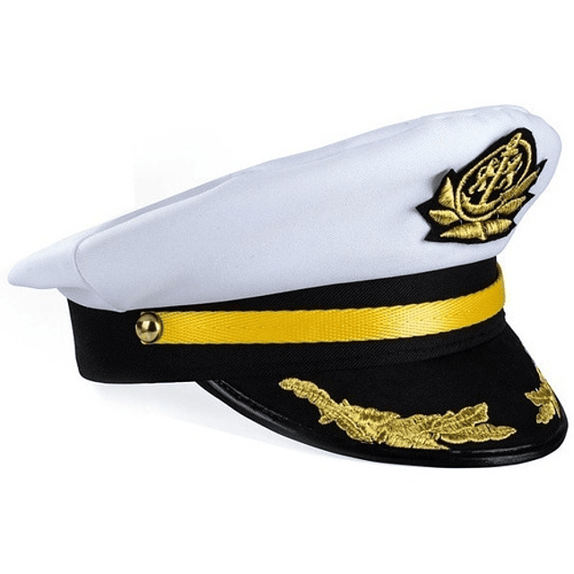 Gorro Marinero, Capitán Barco, Disfraz Capitán Marina