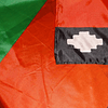 Bandera Mapuche Grande 180 X 120cms, Exclusiva