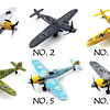 6 X Avión De 2da Guerra Bf-109 Aero Modelismo 1:49 Coleccion
