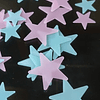 100 Estrellas Fluorescentes Para Decoración Techo 4x4cms