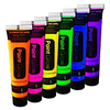 Pintura Flúor Crema En 6 Colores 25ml, Fiesta Neon, Ultra Uv