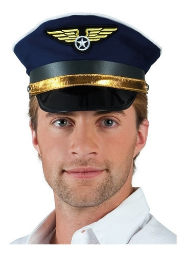 Gorro Capitan De Avion, Piloto