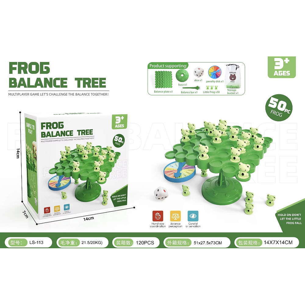 JUEGO BALANCE RANITA