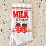 Socks Leche de frutilla