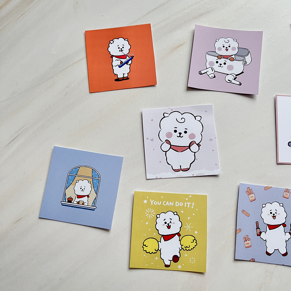 Set sticker BT21 (RJ)