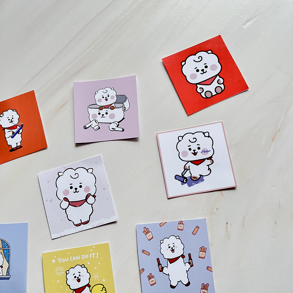 Set sticker BT21 (RJ)